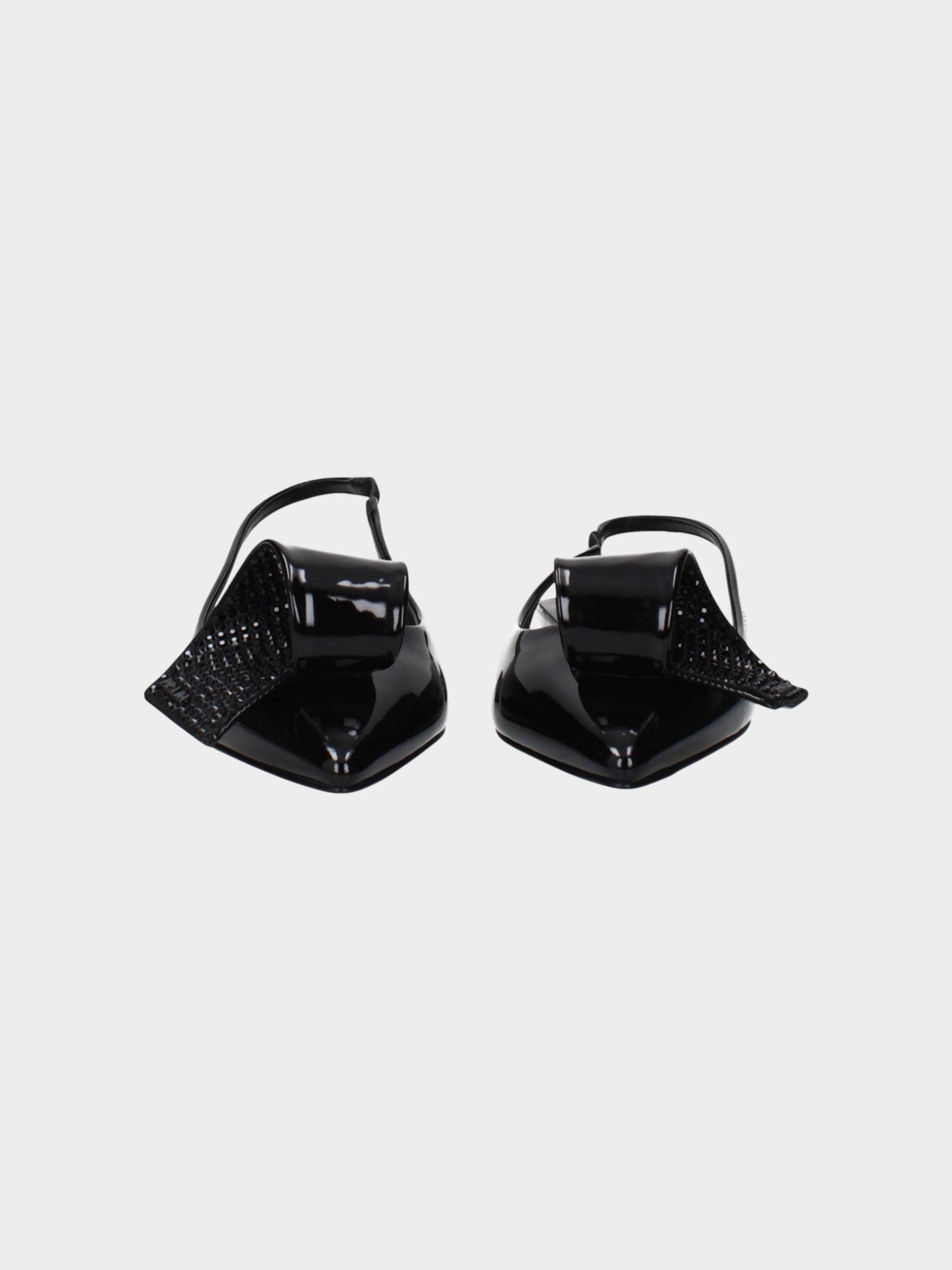 Prada Black Leather Flat Sandals-thumbmail-3