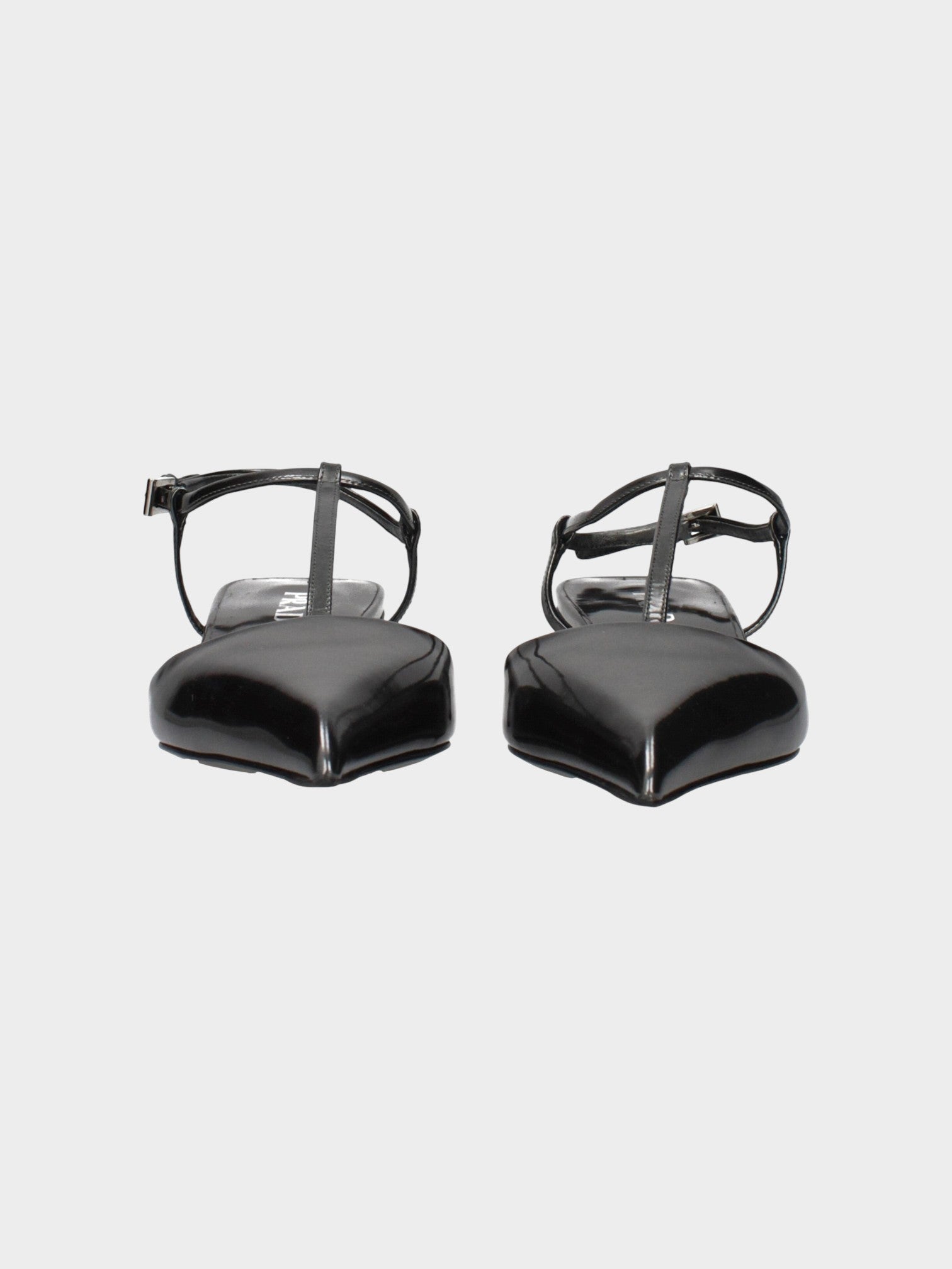Prada Gray Leather Sandals-thumbmail-3