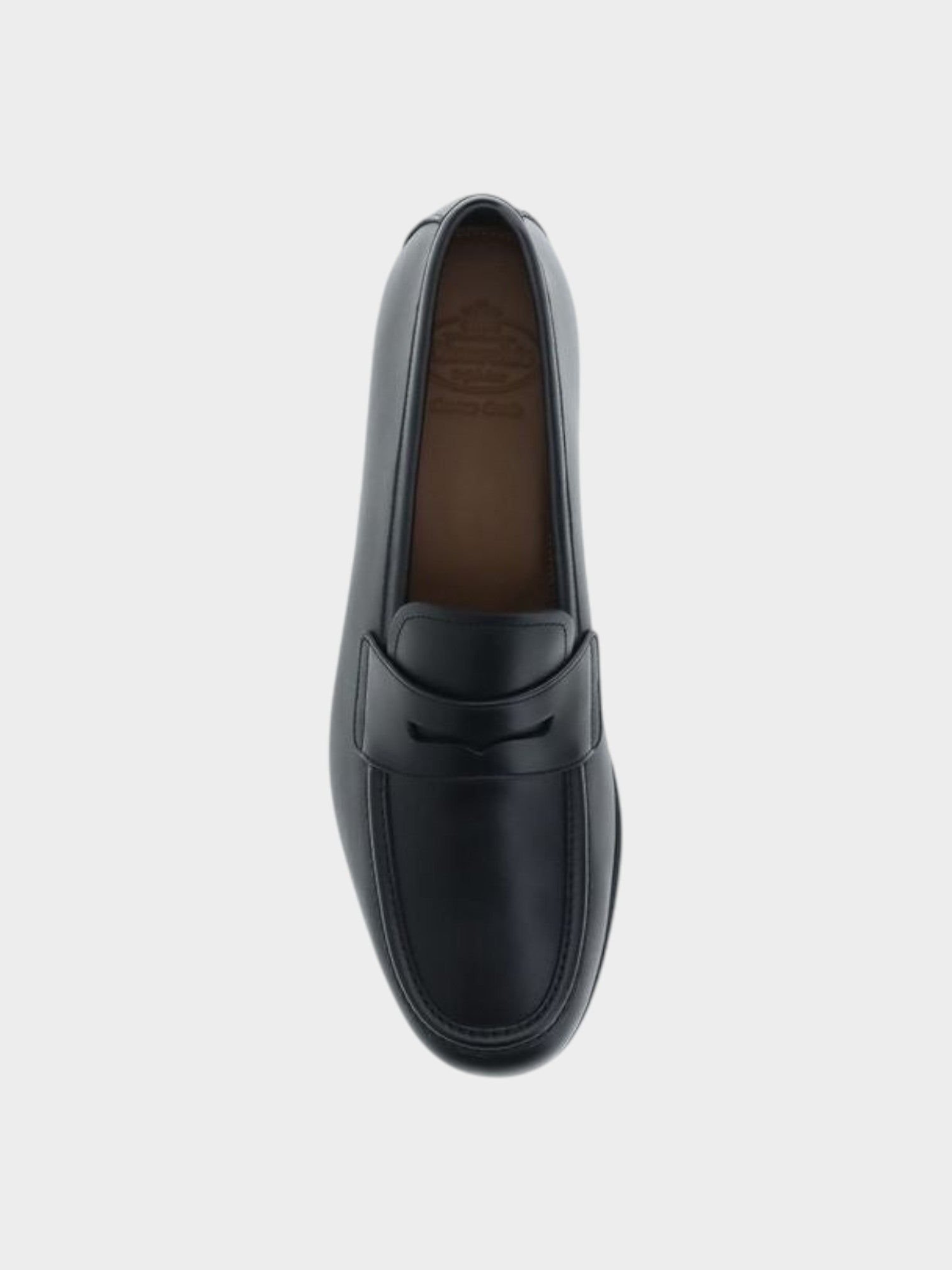 Church's Black Calf Leather Bos Taurus Slip-On Loafers-thumbmail-4