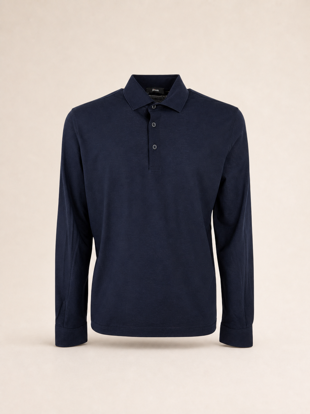 Herno Blue Cotton Polo Shirt